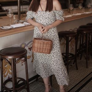 Reformation floral midi dress